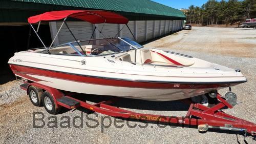 Glastron GX 225 anmeldelser og tekniske specifikationer